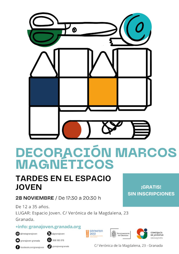 ©Ayto.Granada: Enredate: Tardes en el Espacio Joven - MARCOS MAGNTICOS